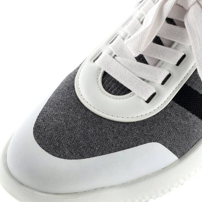 Hermes Men'S Crew Sneakers Knit And Leather