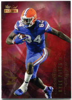 Kyle Pitts Autographed 2021 Wild Card Matte Premier Rookie Card #Mbc-11