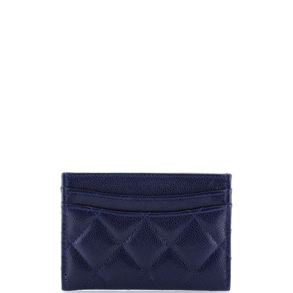 Chanel Classic Card Holder Quilted Caviar