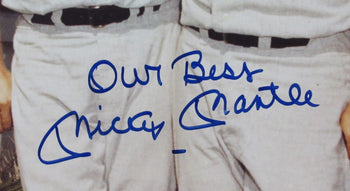 Mickey Mantle Hof 1961 Signed/Inscribed Framed