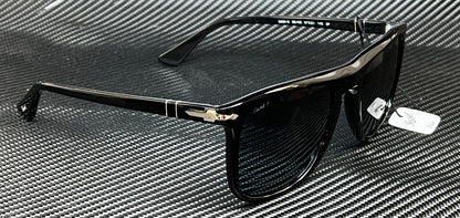 PERSOL PO3336S 95 S3 Black Polarized Unisex 57 mm Sunglasses