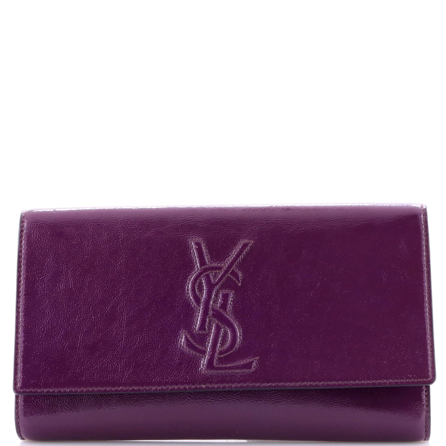 Saint Laurent Belle De Jour Clutch Leather Large