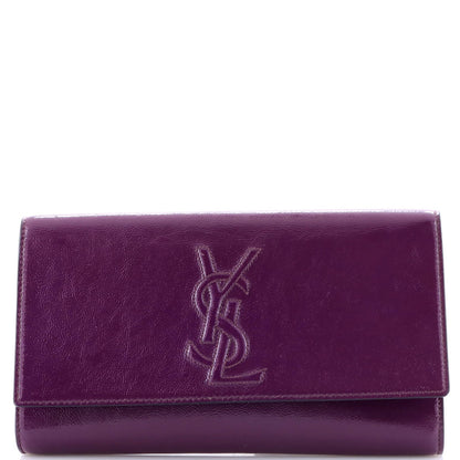 Saint Laurent Belle De Jour Clutch Leather Large