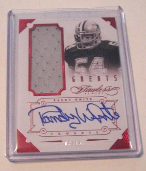 Randy White 14 Panini Flawless Great Ruby Game