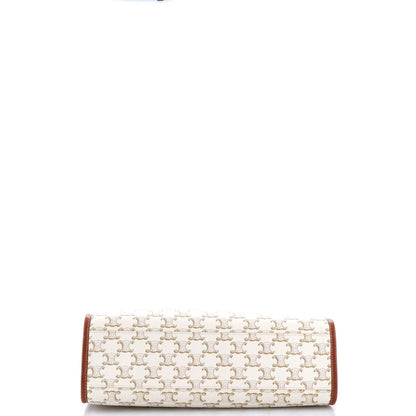 Mini Celine Horizontal Cabas Tote Triomphe Coated Canvas