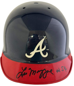 Lee Mazzone Autographed Atlanta Braves Mini Helmet