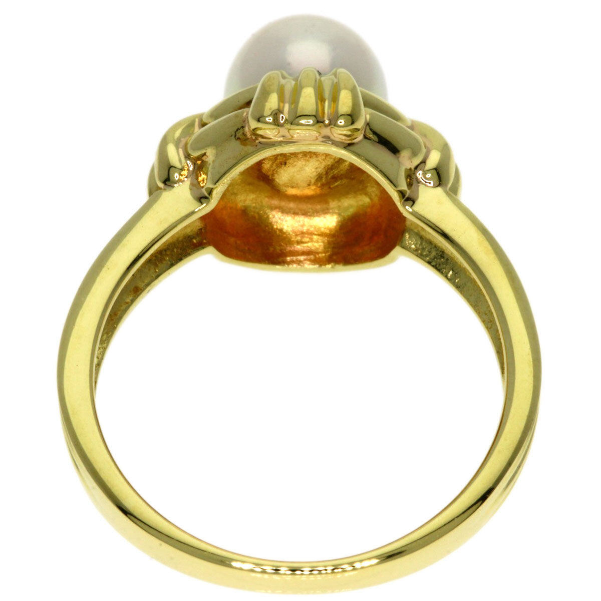 Tiffany&Co.   Ring Akoya Pearl Pearl K18 Yellow