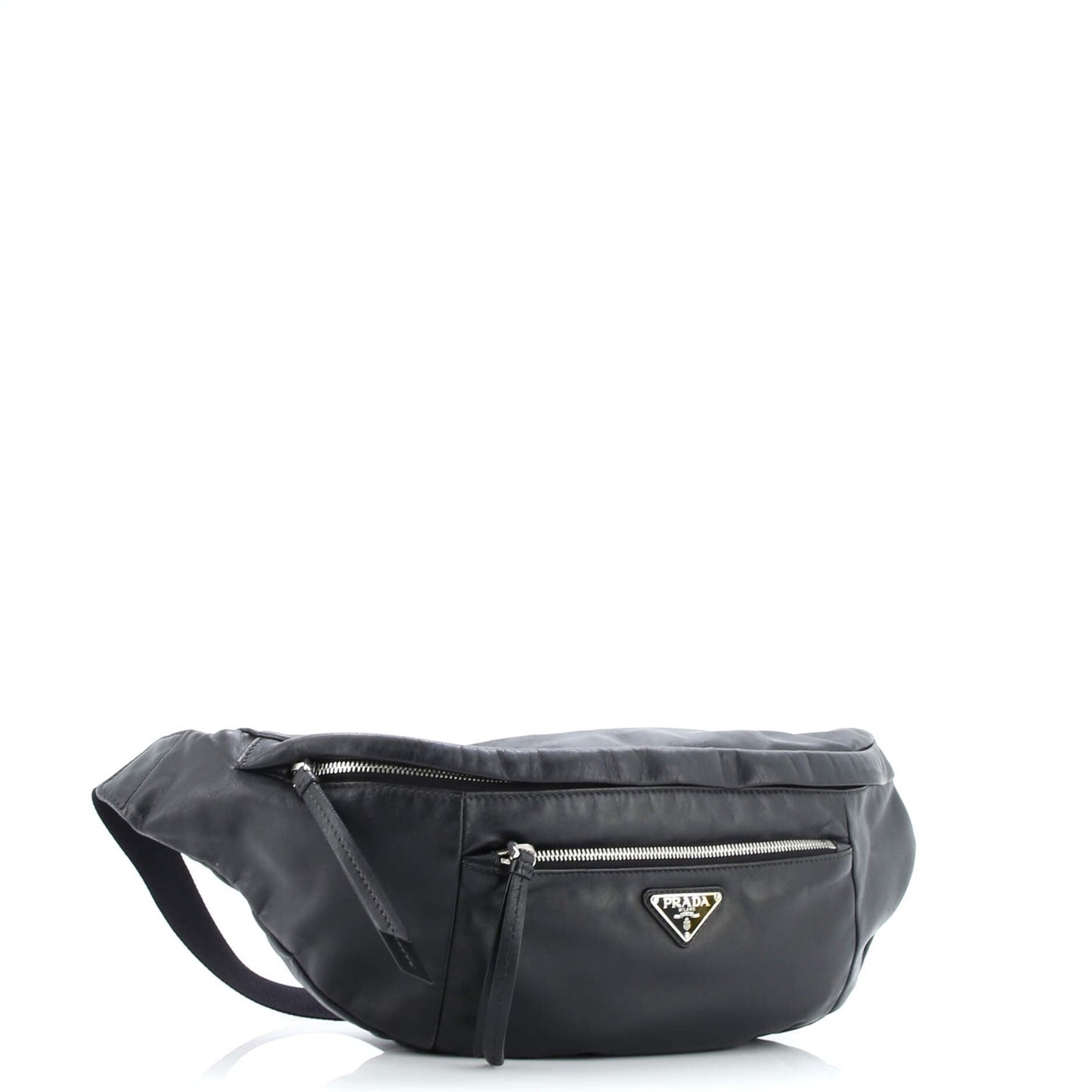 Prada Front Pocket Belt Bag Soft Calfskin Large