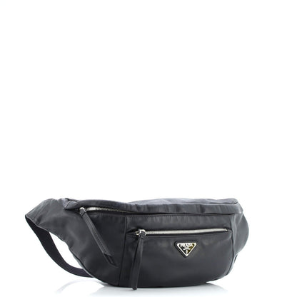 Prada Front Pocket Belt Bag Soft Calfskin Large