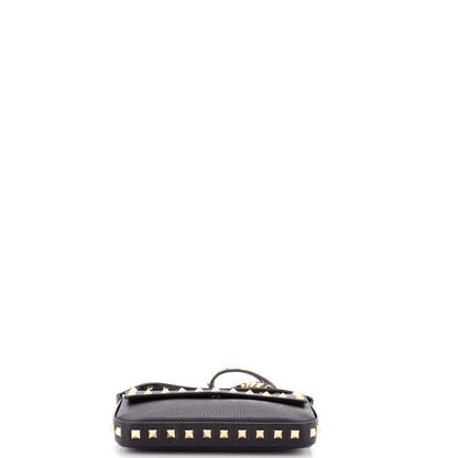 Valentino Garavani Rockstud Top Handle Crossbody Pouch Leather Mini