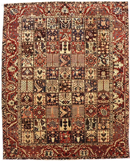 10X12'5 Ft Handmade Vintage Oriental Rug