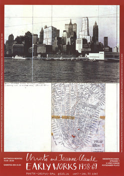 Javacheff Christo Lower Manhattan Packed Buildings () 