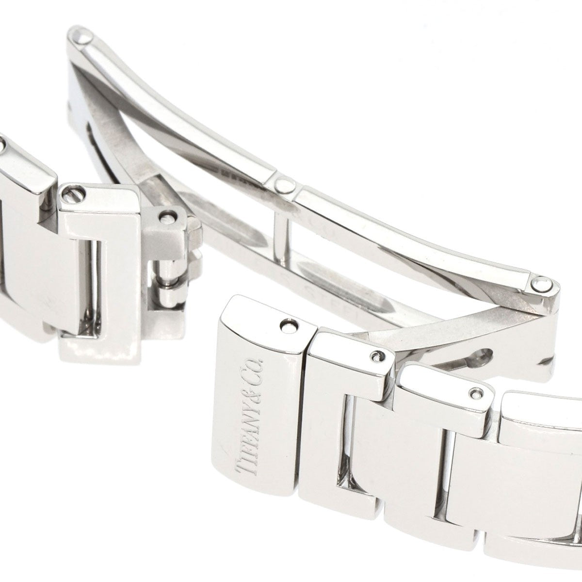 Tiffany&Co. Atlas Dome Bezel Diamond Watches Stainless Steel/Stainless