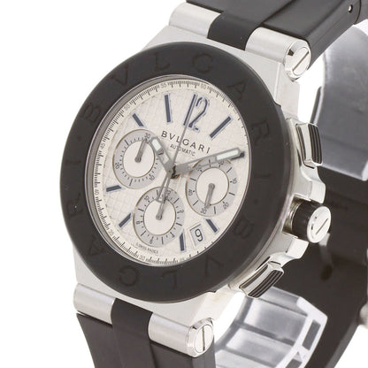 Bvlgari Diagono Chronograph Watches Dg42Svch Stainless Steel/Rubber