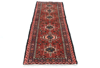 Vintage Handmade Tribal Geometric Oriental Rug