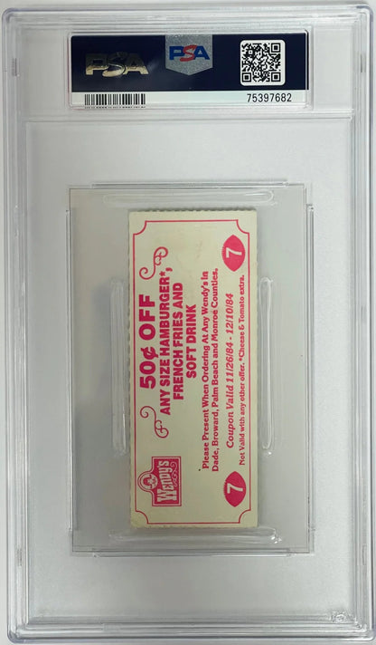 Dan Marino Signed Nov 26 1984 Ticket Stub Vs Jets Psa Authentic Auto 10