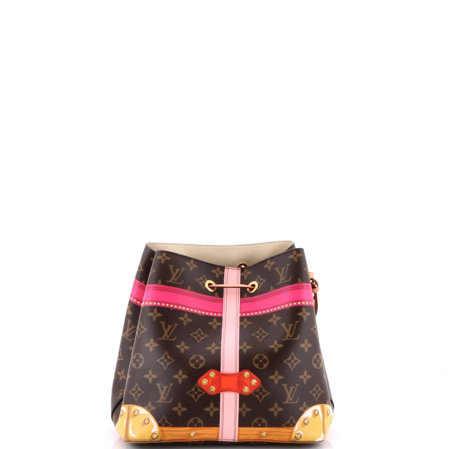 Louis Vuitton Neonoe Handbag Limited Edition Summer Trunks Monogram Canvas