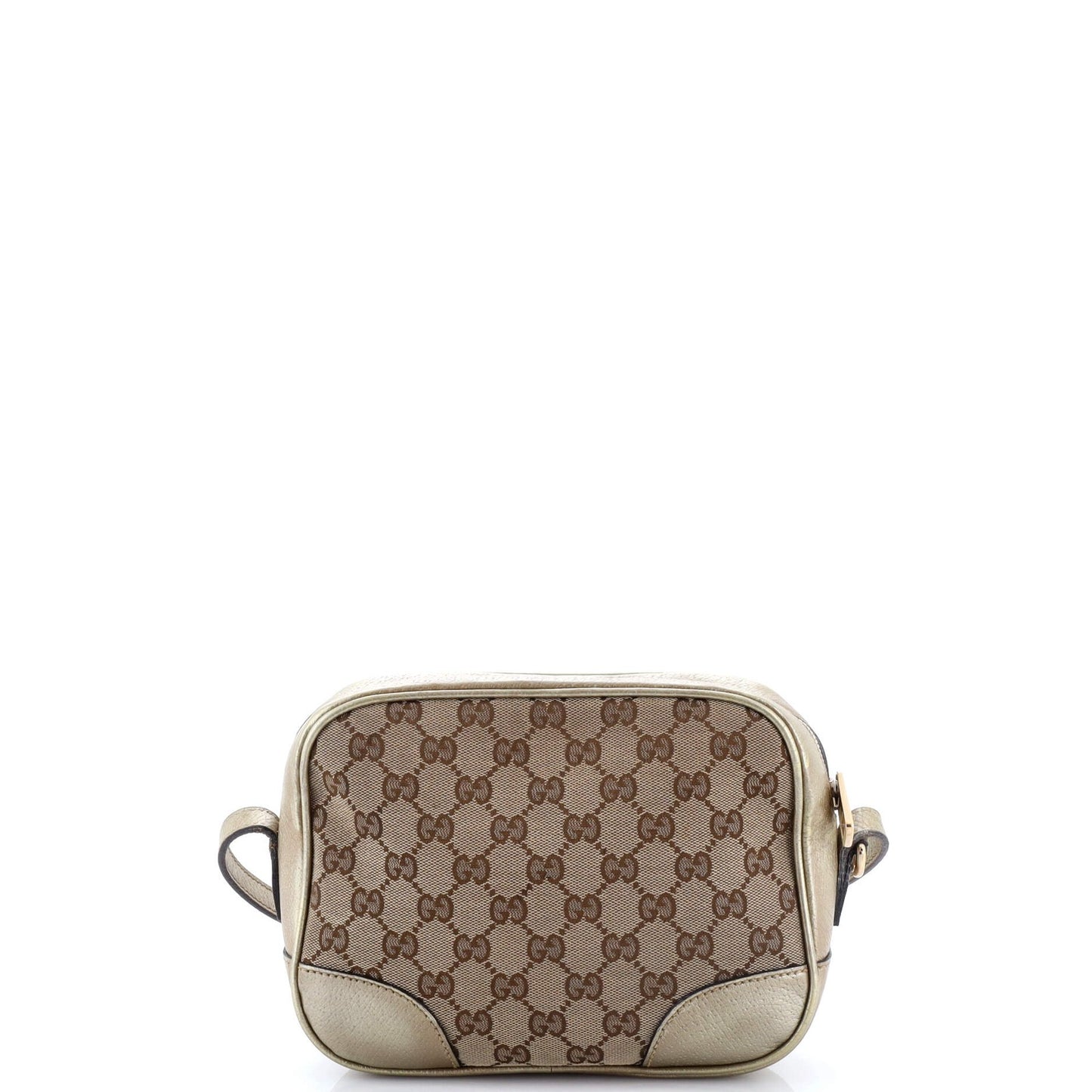 Gucci Bree Disco Crossbody Bag Gg Canvas With Leather Mini