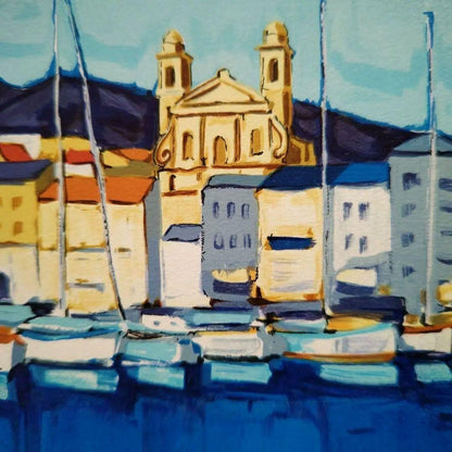 Jean Claude Quilici (French) - Corsica Original Serigraph Print Signed Numbered