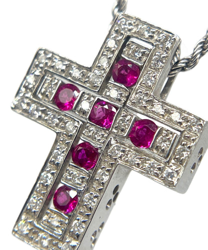 Damiani Belle Epoque Cross Necklace
