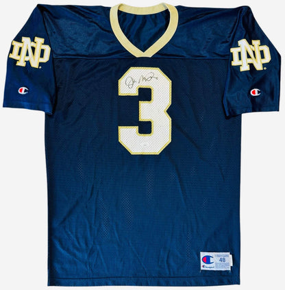 Joe Montana Autographed Notre Dame Champion Jersey (Jsa)