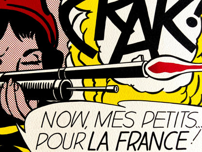 Roy Lichtenstein Lithograph Signed Numbered In Pencil Limited