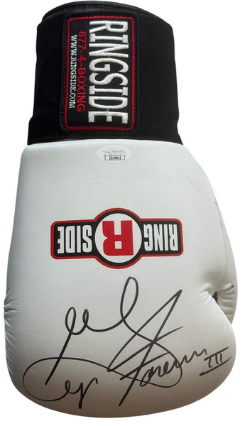 George Foreman Iii Autographed White Ringside
