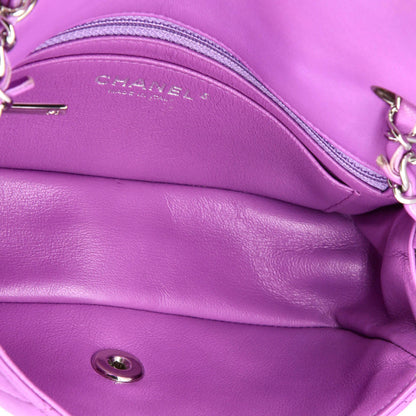 Chanel Classic Single Flap Bag Quilted Lambskin Mini