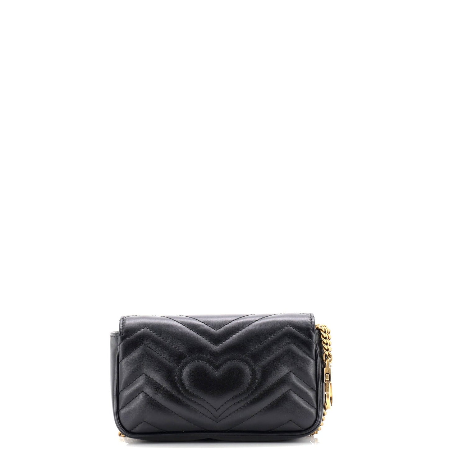 Gucci Gg Marmont Flap Bag Matelasse Leather Super Mini