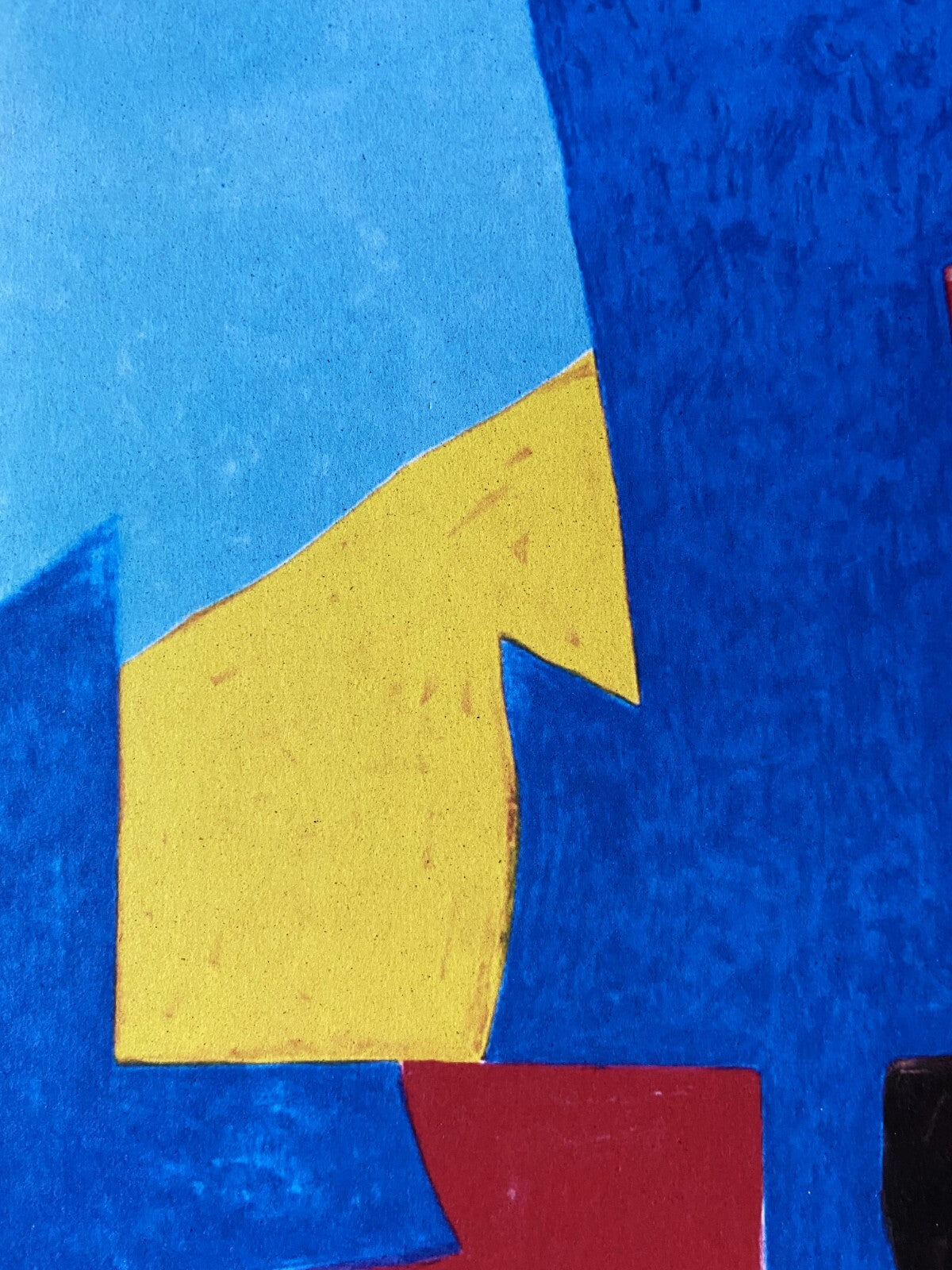 Serge Poliakoff Lithograph Moma Coa Signed Op Numbered In Pencil