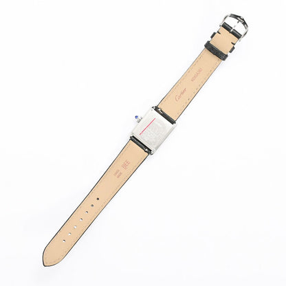 Used Cartier Tank Mast Sm Wsta0042 Silver Ladies Watch #2157