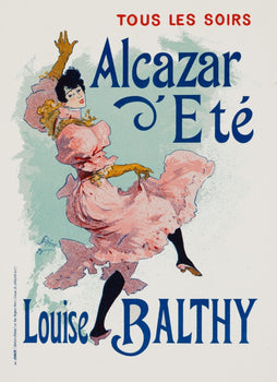 Cheret Louise Balthy Alcazar Dete 1893 Les Affiches Illustrees Lithograph