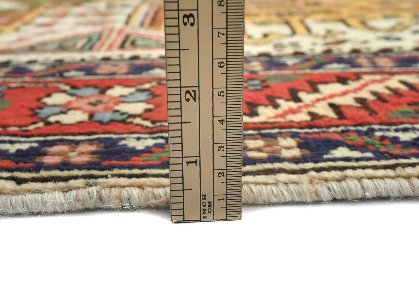 Hand-Knotted Wool Oriental Runner Rug 3X12 ft