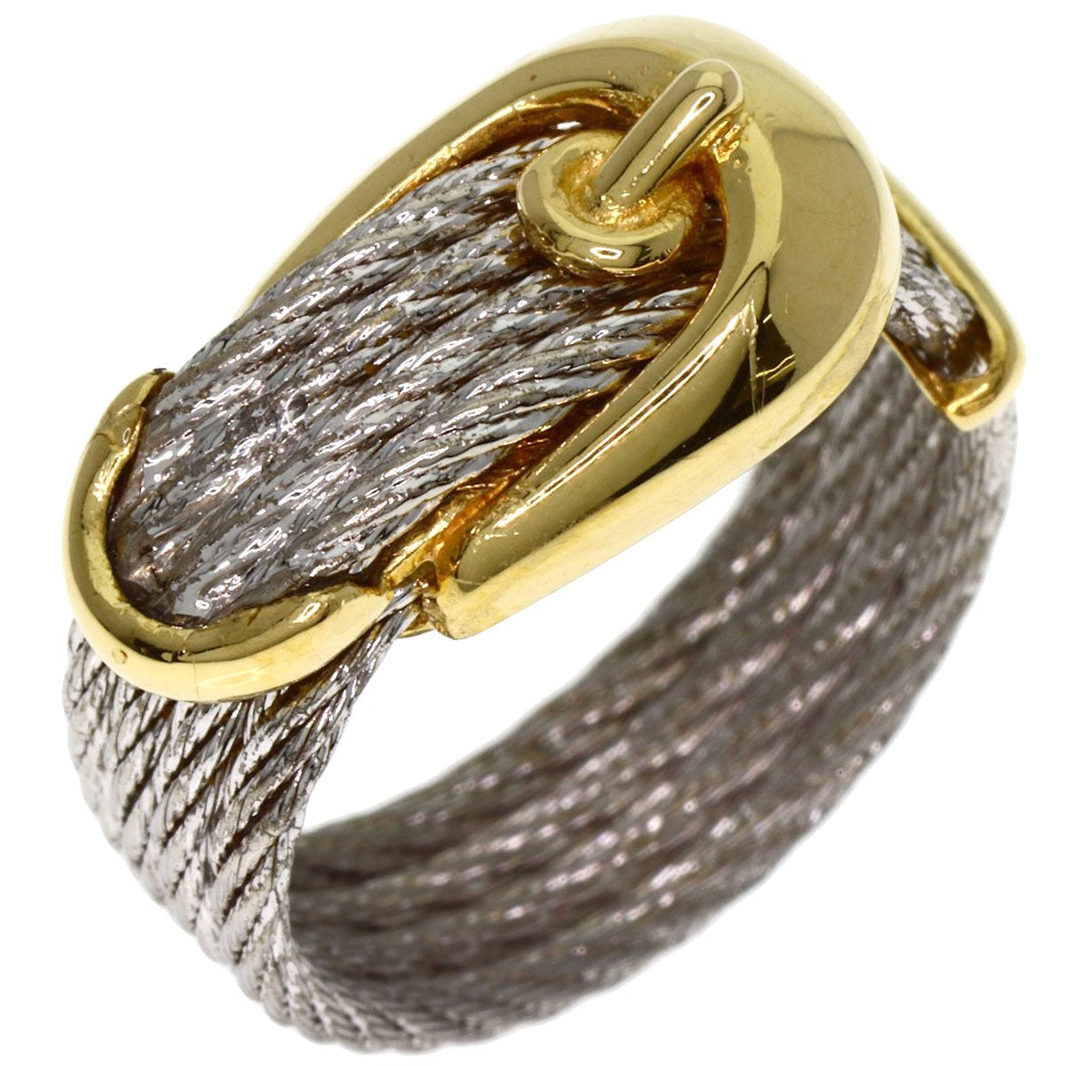 Gold FRED Force 10 Ring Stainless Steel 18K Yellow
