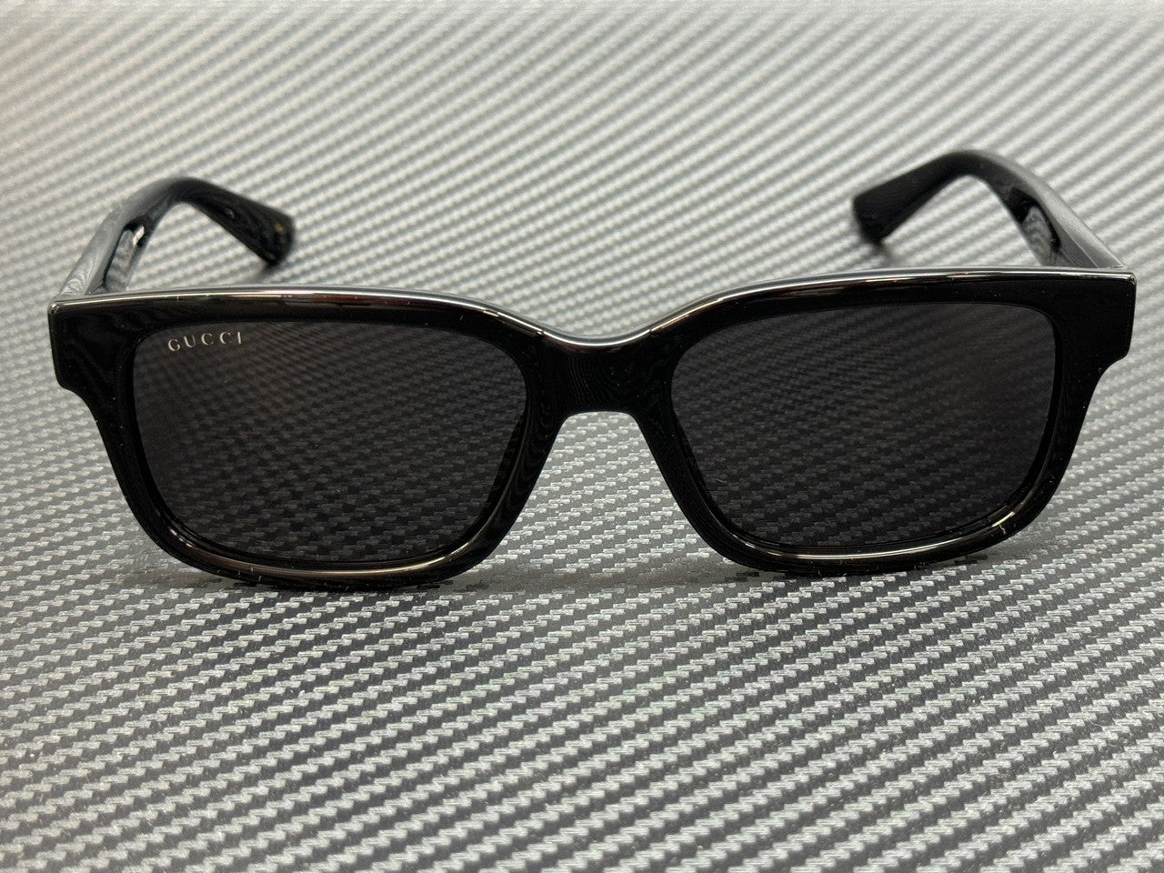 GUCCI GG1583S 001 Black Grey Men's Large 56 mm Sunglasses