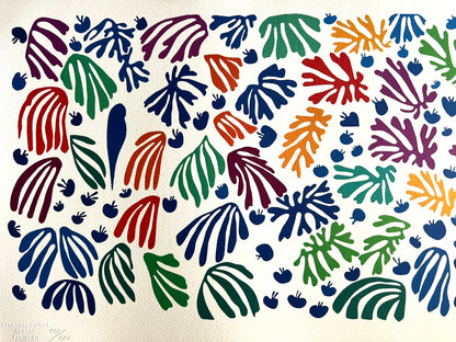 Henri Matisse Lithograph Coa Signed Op Numbered In Pencil