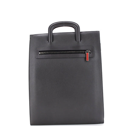 Christian Louboutin Trictrac Portfolio Bag Embroidered Studded Leather Large