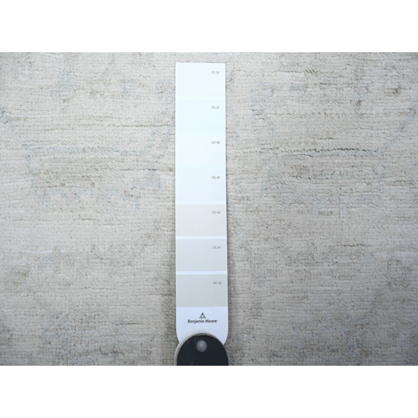 2'6"X5'10" Gray White Wash Peshawar Wool Hand Knotted Runner Rug