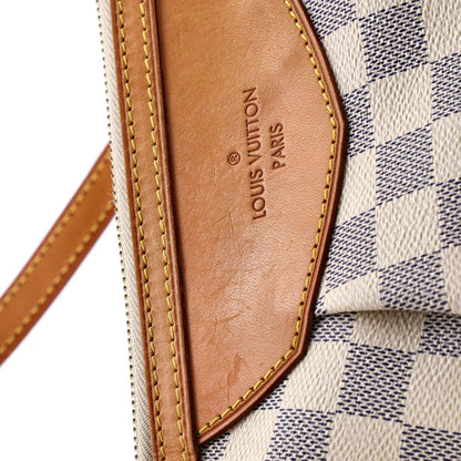 Louis Vuitton Siracusa Handbag Damier Pm