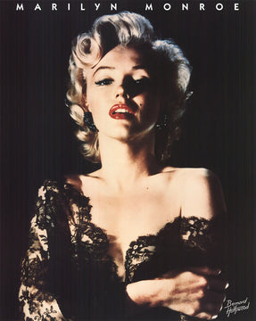 Artist Unknown Marilyn Monroe " Offset Lithograph Photography Black