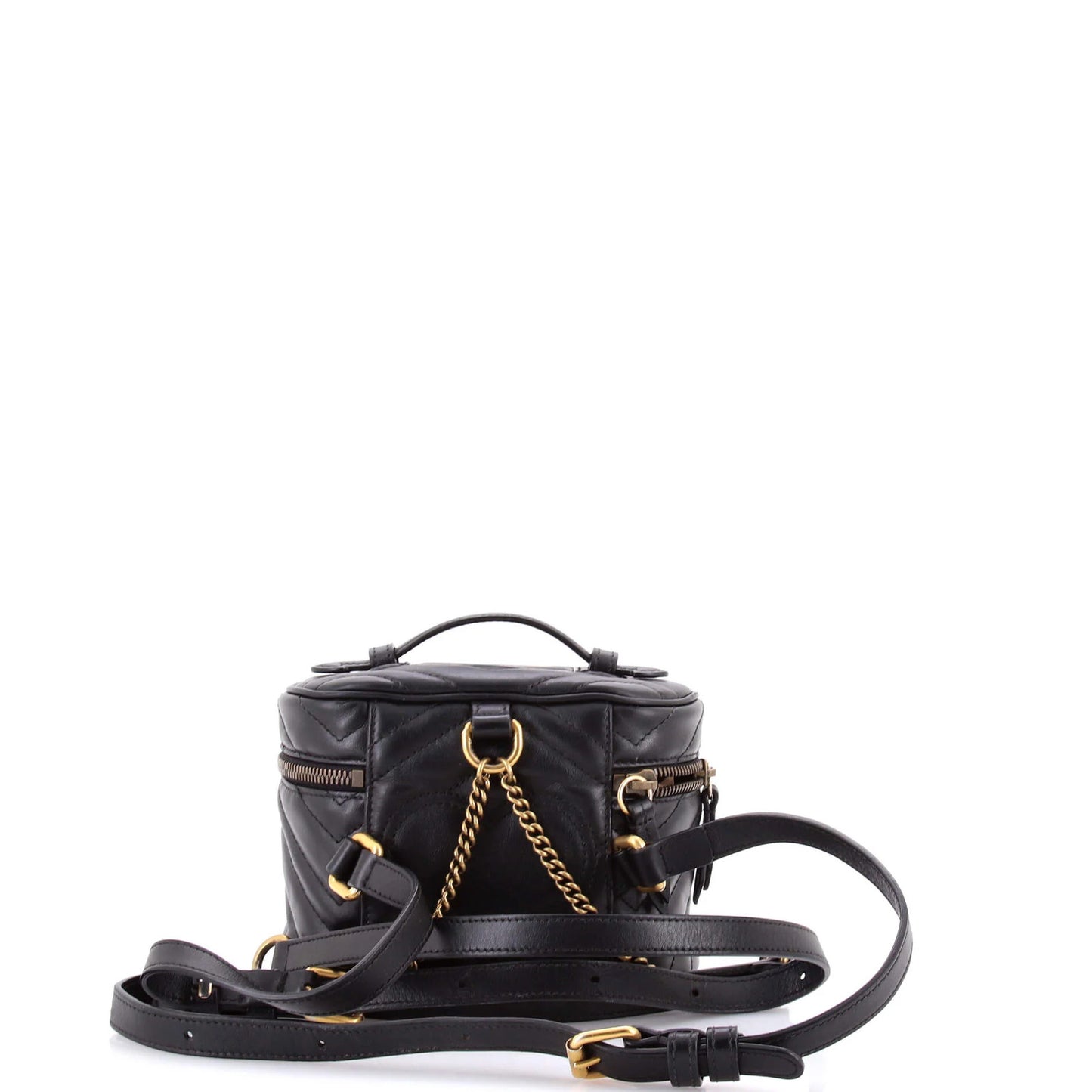 Gucci Gg Marmont Vanity Backpack Matelasse Leather Mini