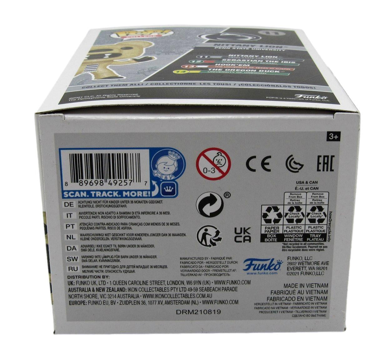 Joey Porter Jr. Autographed Nittany Lion Funko Pop! #11 Psa/Dna 177457