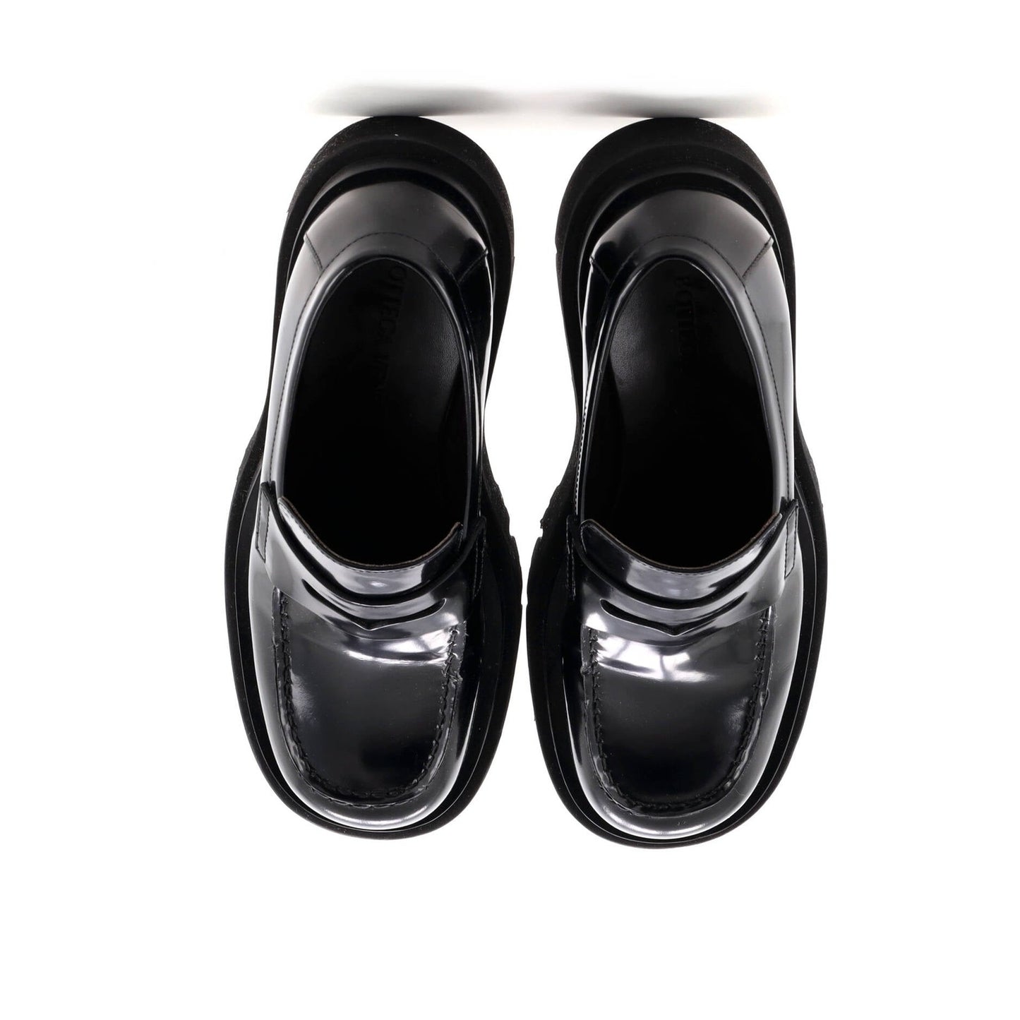 Bottega Veneta Women'S Monsieur Platform Loafers Patent