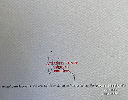 Josef Albers Lithograph Coa Signed Op Numbered In