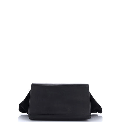 Celine Trapeze Bag Crocodile Embossed Leather Large