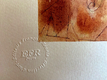 Paul Klee Lithograph Signed Numbered Stamp - Josef Albers