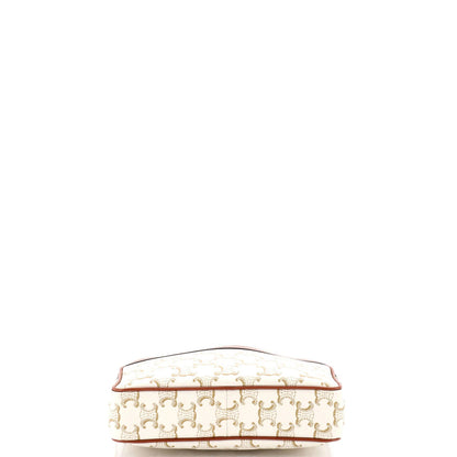 Celine Patapans Bag Triomphe Coated Canvas Small