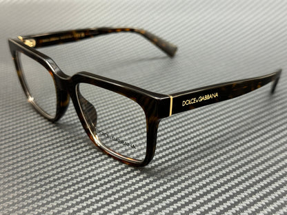 Dolce & Gabbana Dg3422 502 Havana Brown Men'S 53