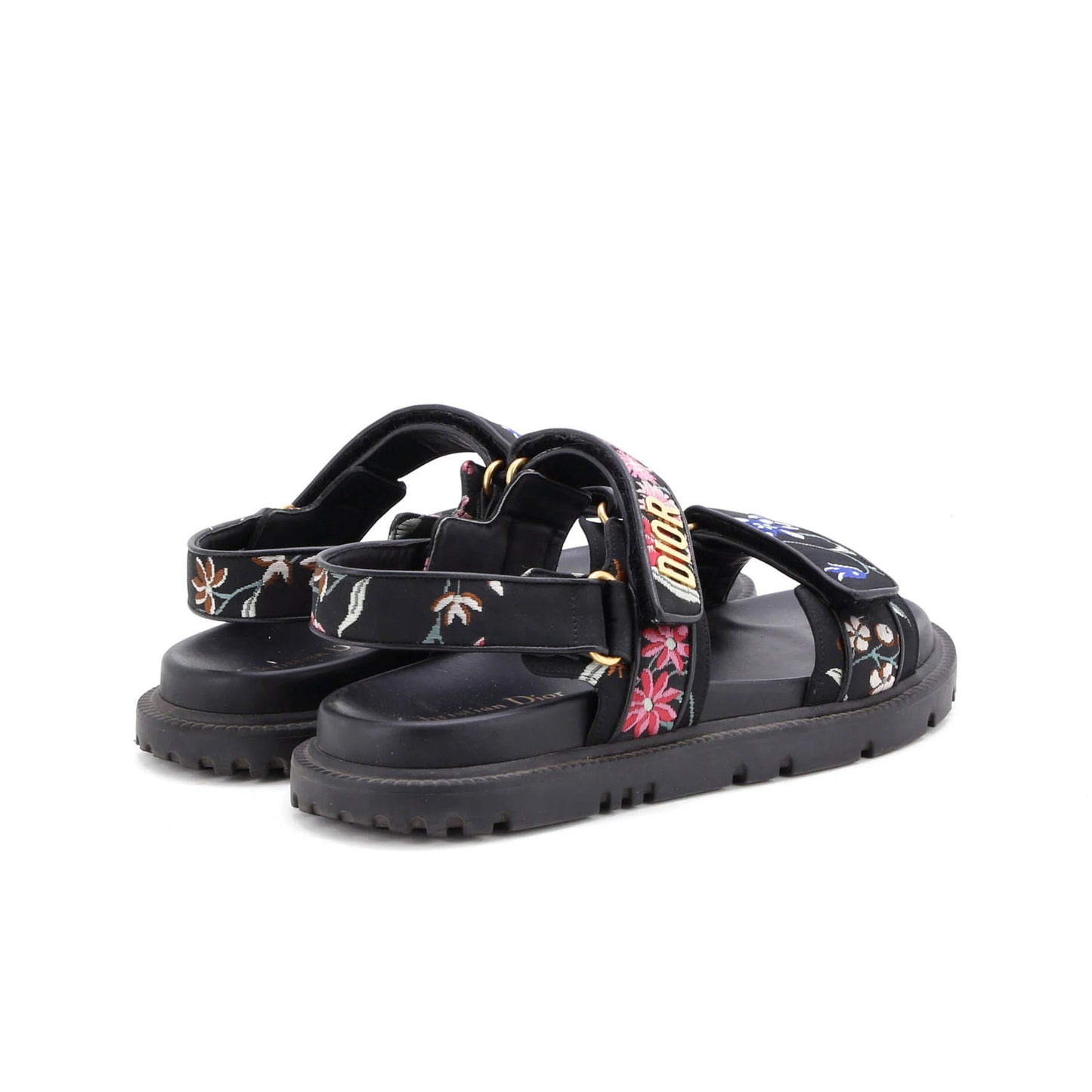 Christian Dior Women'S Dioract Sandals Printed Technical Fabric