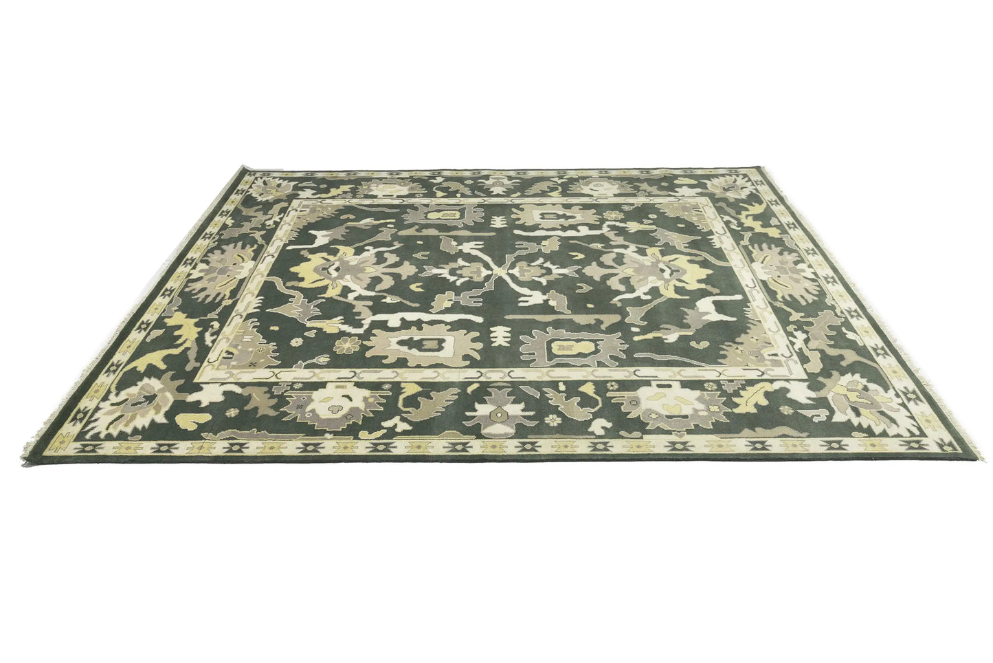 Extra Large Handmade Wool Oushak Chobi Oriental